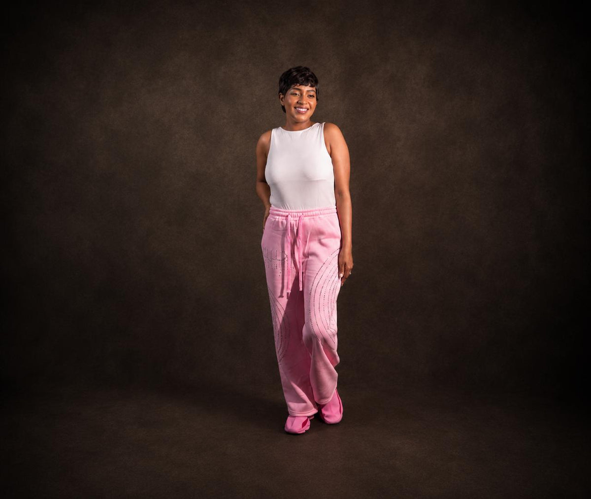 Rhinestone Wave Trousers